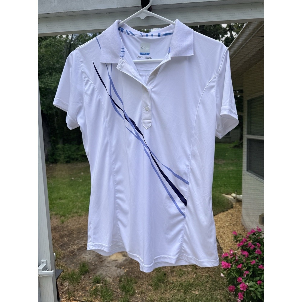 AUR Active Women's Golf Polo Shirts Short Sleeve Quick Dry Set Of 2 Size Medium - Picture 5 of 12